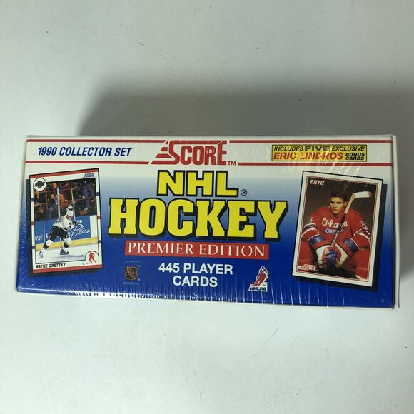 Score Cards NHL‎ Hockey Collector Set 1990 Factory Sealed 445 Lindros Premier D3 - Picture 1 of 7